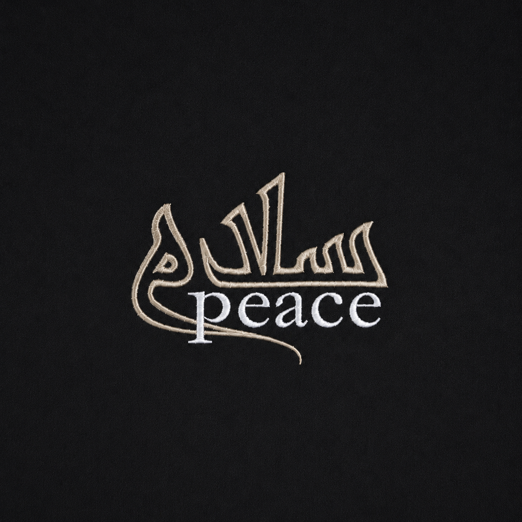 Black Ink Crewneck - Peace